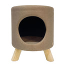 4 Cats & Dogs Wallie Pet Stool - Tan - Dog Beds & Furniture 12