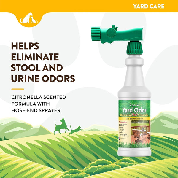 NaturVet Yard Odor Eliminator Plus Refill with Citronella