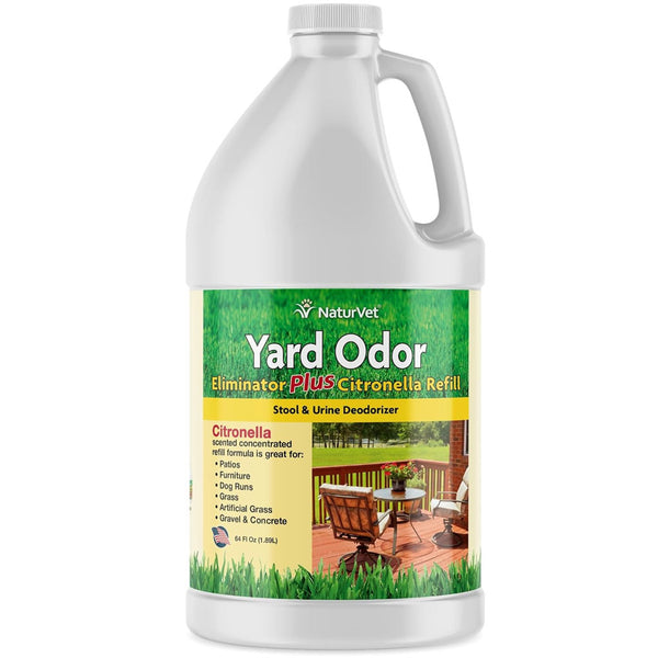 NaturVet Yard Odor Eliminator Plus Refill with Citronella 1 gallon