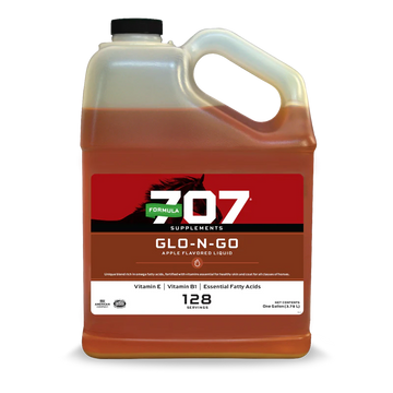 Formula 707 Glo-N-Go Liquid Fat Supplement for Horses (1 Gallon, 128 Servings)