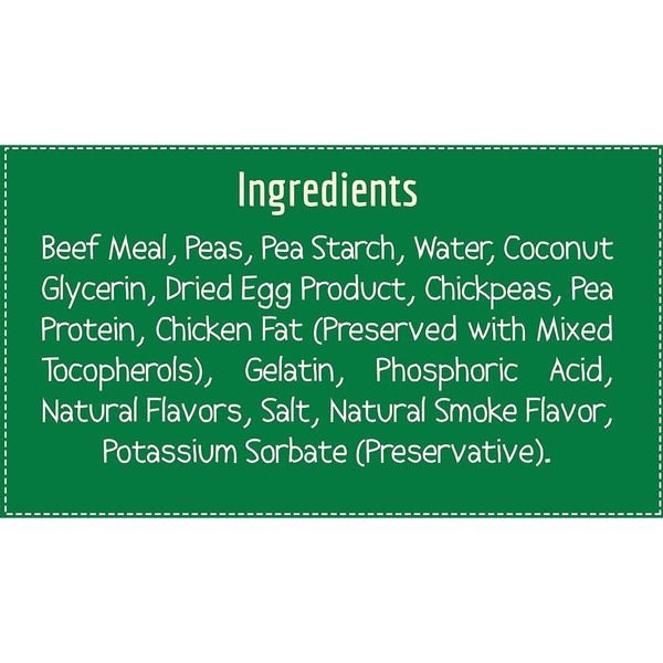 Wholesomes Tank's Beef Grain Free Jerky Sticks Moist Dog Treats