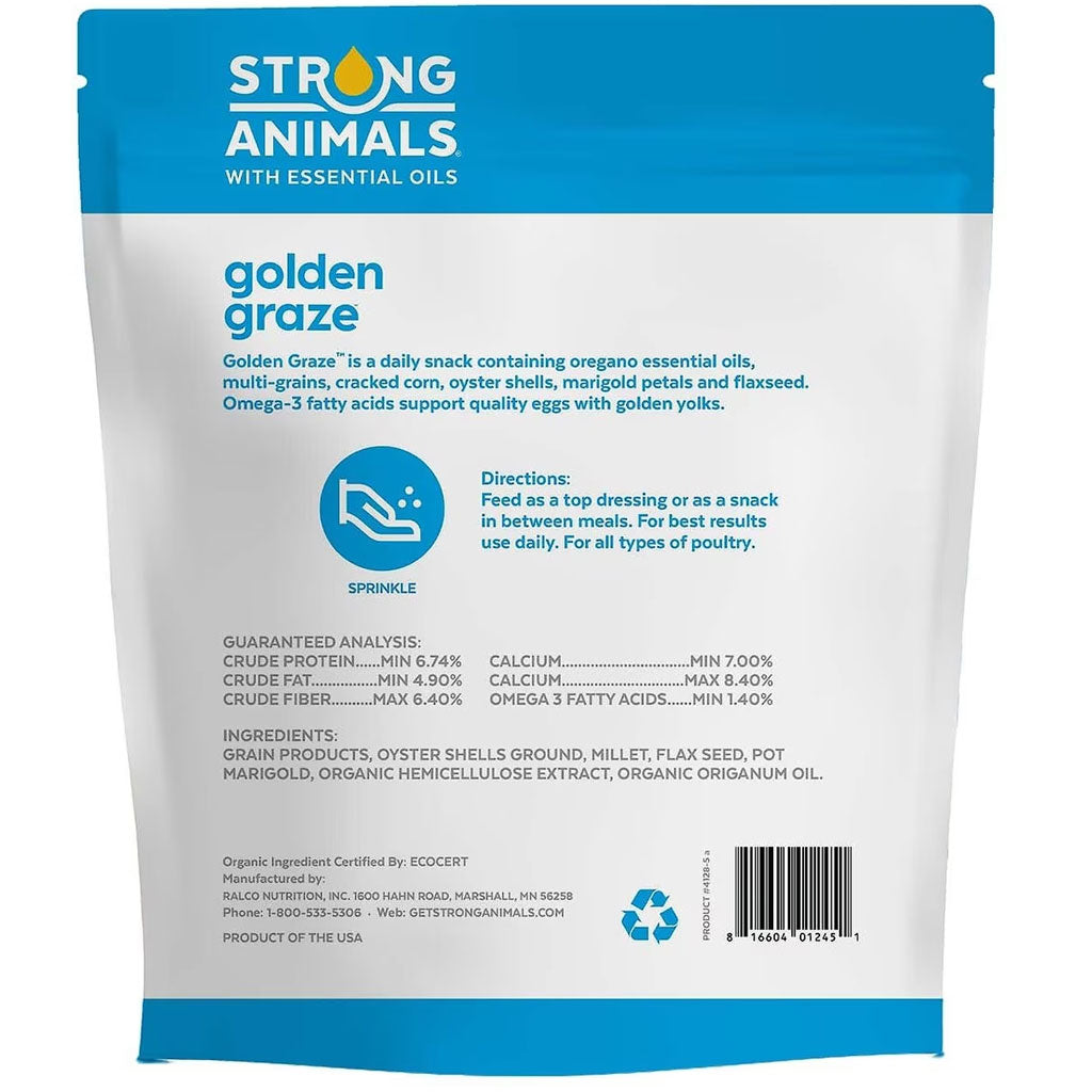 Strong Animals Golden Graze Poultry Treats