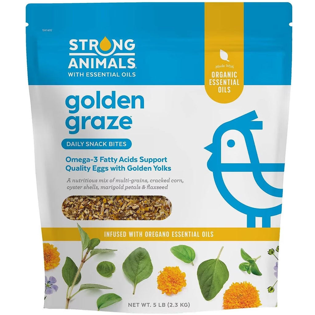 Strong Animals Golden Graze Poultry Treats, 5-lb