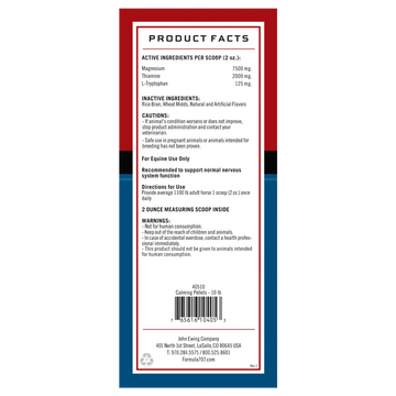 Formula 707 Calming Apple Flavored Pellet Supplement for Horses - 0