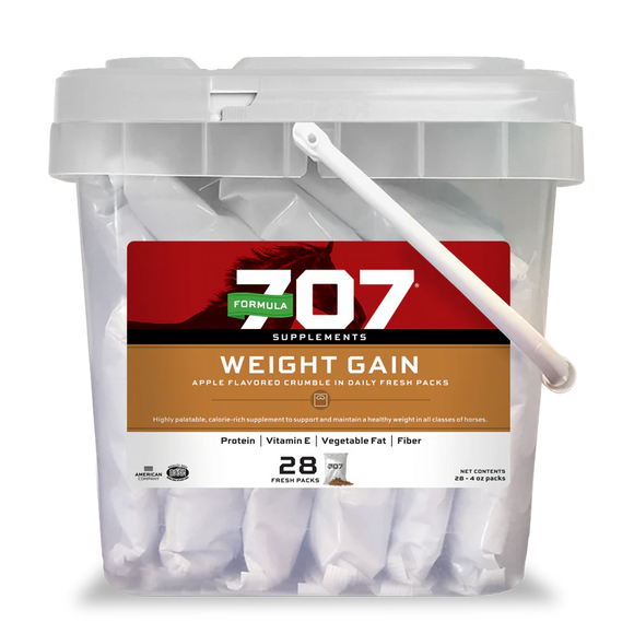 Formula 707 Weight Gain Daily Fresh Packs Horse Supplement (28 Day Supply)