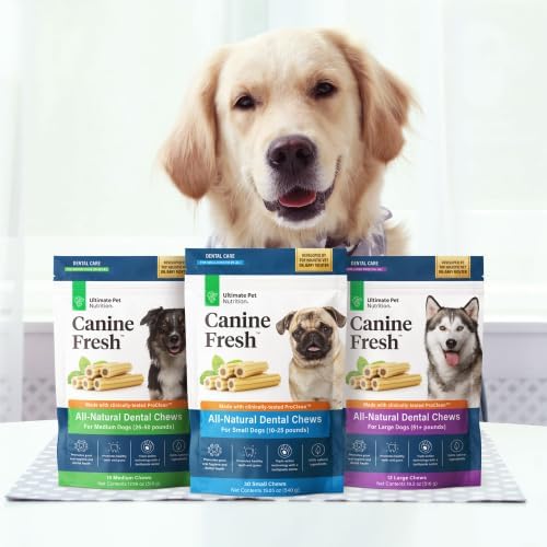 Ultimate Pet Nutrition Canine Fresh All-Natural Dental Chews for Small Dogs