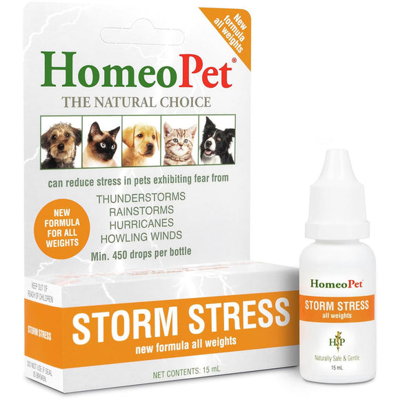 HomeoPet Storm Stress for Small Animals, 15-ml