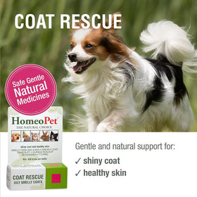 HomeoPet Coat Rescue Only Smelly Coats for Small Animals