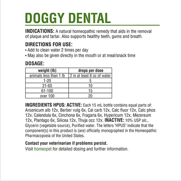 HomeoPet Doggy Dental
