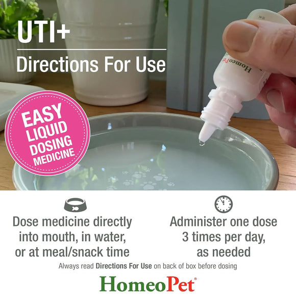 HomeoPet UTI Plus Urinary Tract Infection for Pets
