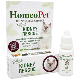 HomeoPet Feline Kidney Rescue, 15-ml