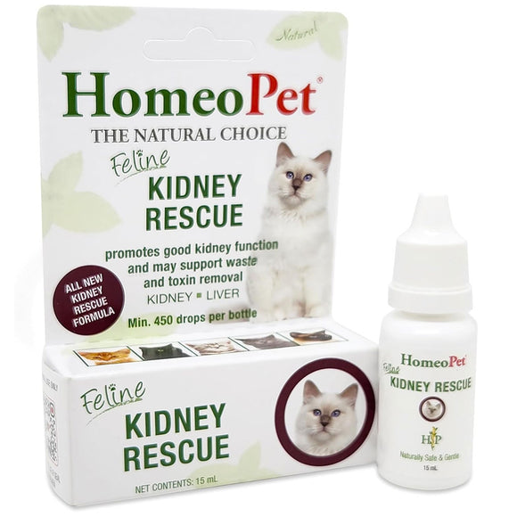 HomeoPet Feline Kidney Rescue, 15-ml