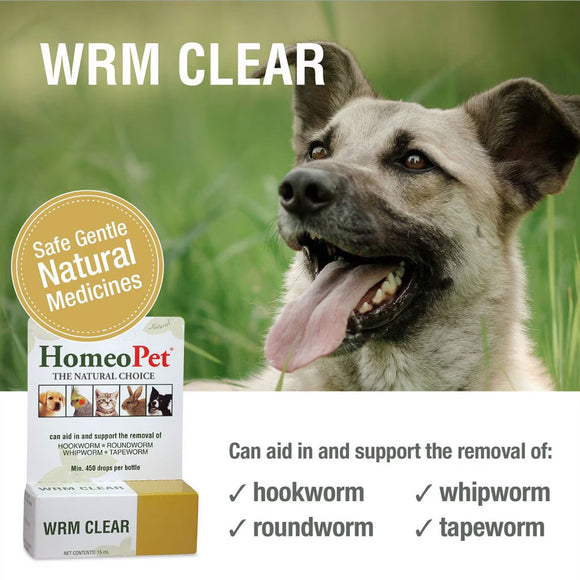 HomeoPet WRM Clear for Pets