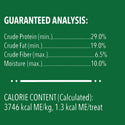 Greenies Feline SmartBites Healthy Indoor Chicken Flavor  guaranteed analysis