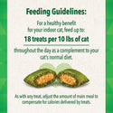 Greenies Feline SmartBites Healthy Indoor Tuna Flavor Cat Treats directions