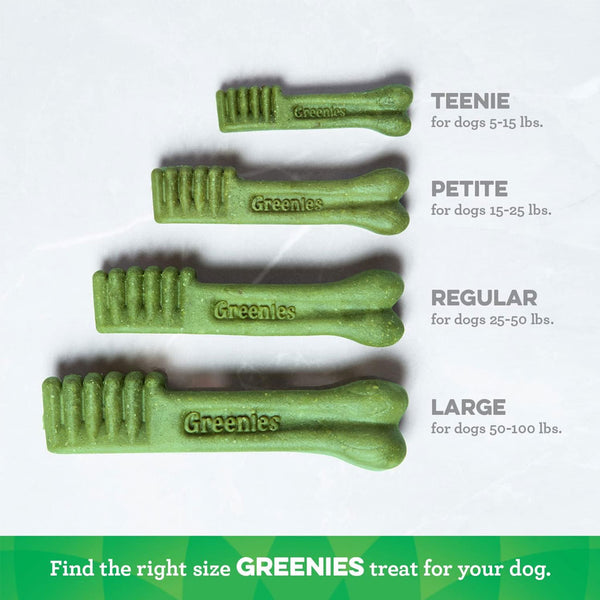 greenie sizes