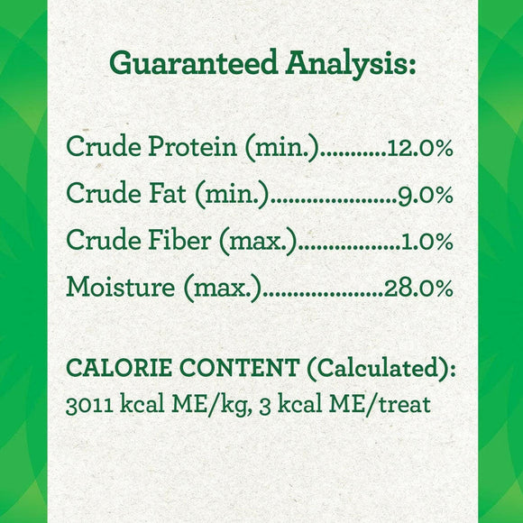 Greenies Feline Pill Pockets Chicken Flavor  guaranteed analysis