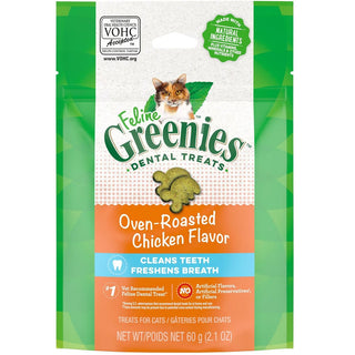 Greenies Feline Oven Roasted Chicken Flavor Dental Cat Treats