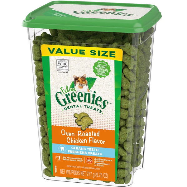 Greenies Feline Oven Roasted Chicken Flavor  9oz
