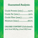 Greenies Feline Pill Pockets Salmon Flavor guaranteed analysis