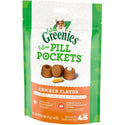 Greenies Feline Pill Pockets Chicken Flavor 1.6oz