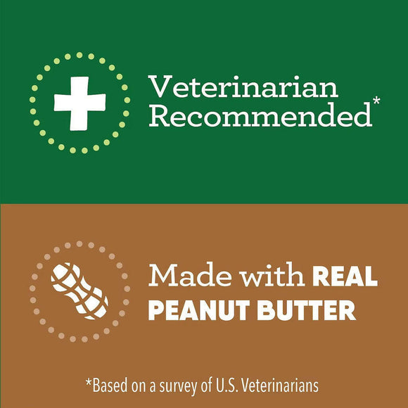 Greenies Pill Pockets Peanut Butter Flavor Treats for Dogs, Tablet Size