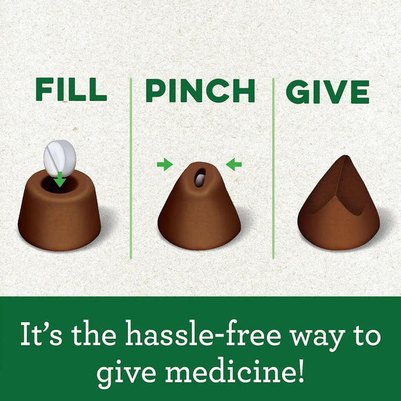 Greenies Pill Pockets Hickory Smoke Flavor Treats for Dogs, Tablet Size how to use