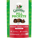 Greenies Pill Pockets Hickory Smoke Flavor Treats for Dogs, Tablet Size, 3.2-oz
