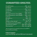Greenies Aging Care Large guaranteed analysis