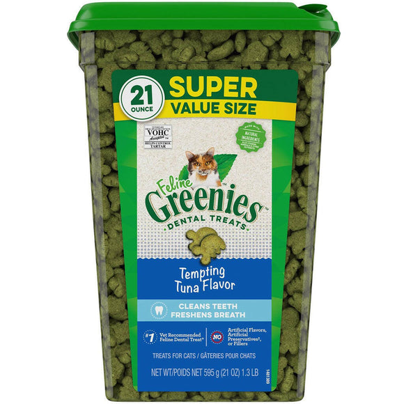Greenies Feline Tuna Flavor 21oz