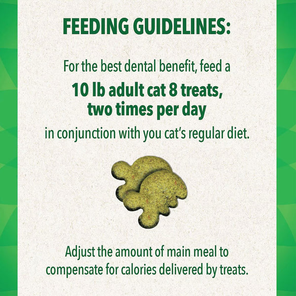 Greenies Feline Succulent Shrimp Flavor  feeding guidelines
