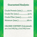 Greenies Feline Pill Pockets Catnip Flavor guaranteed analysis