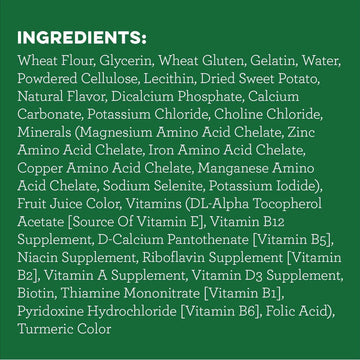ingredients in greenies