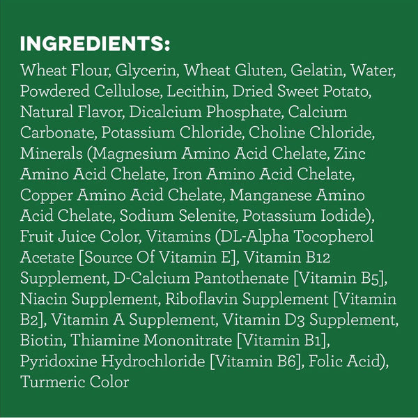 ingredients in greenies