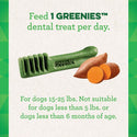 greenies for dogs regular directions