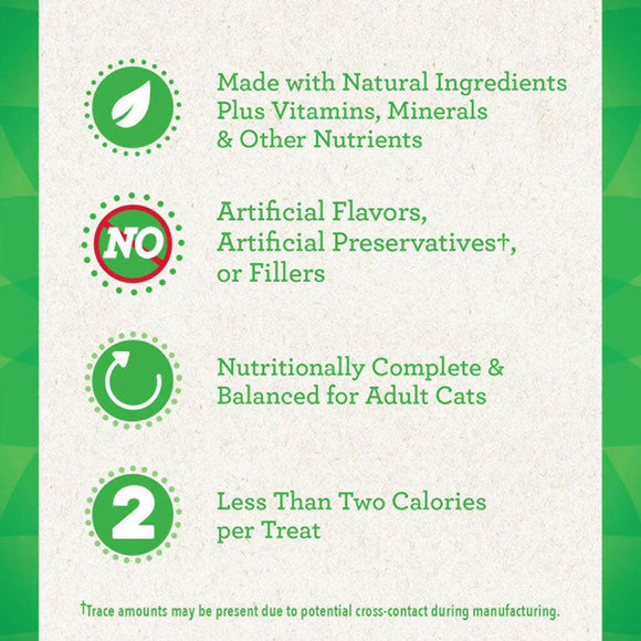 Greenies Feline SmartBites Skin & Fur Chicken Flavor benefits