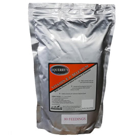 Silver bag with Equerry's label on a white background