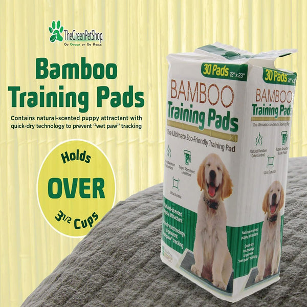 Green Pet Bamboo Training Pads features