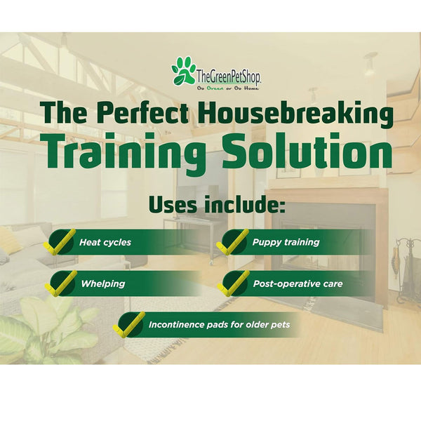 Green Pet Bamboo Training Pads include