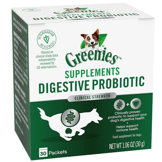Greenies Digestive Probiotic Clinical Strength Supplements for Dogs