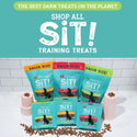 Etta Says! Sit! Training Treats for Dogs Cheddar Cheese Flavor