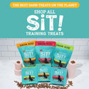 Etta Says! Sit! Training Treats for Dogs Oat & Peanut Flavor