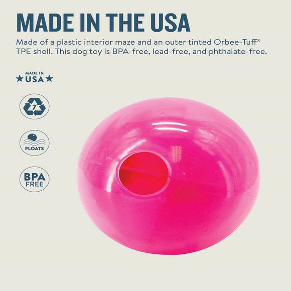 Outward Hound Planet Dog Orbee Mazee Interactive Treat Dispensing Puzzle Pink