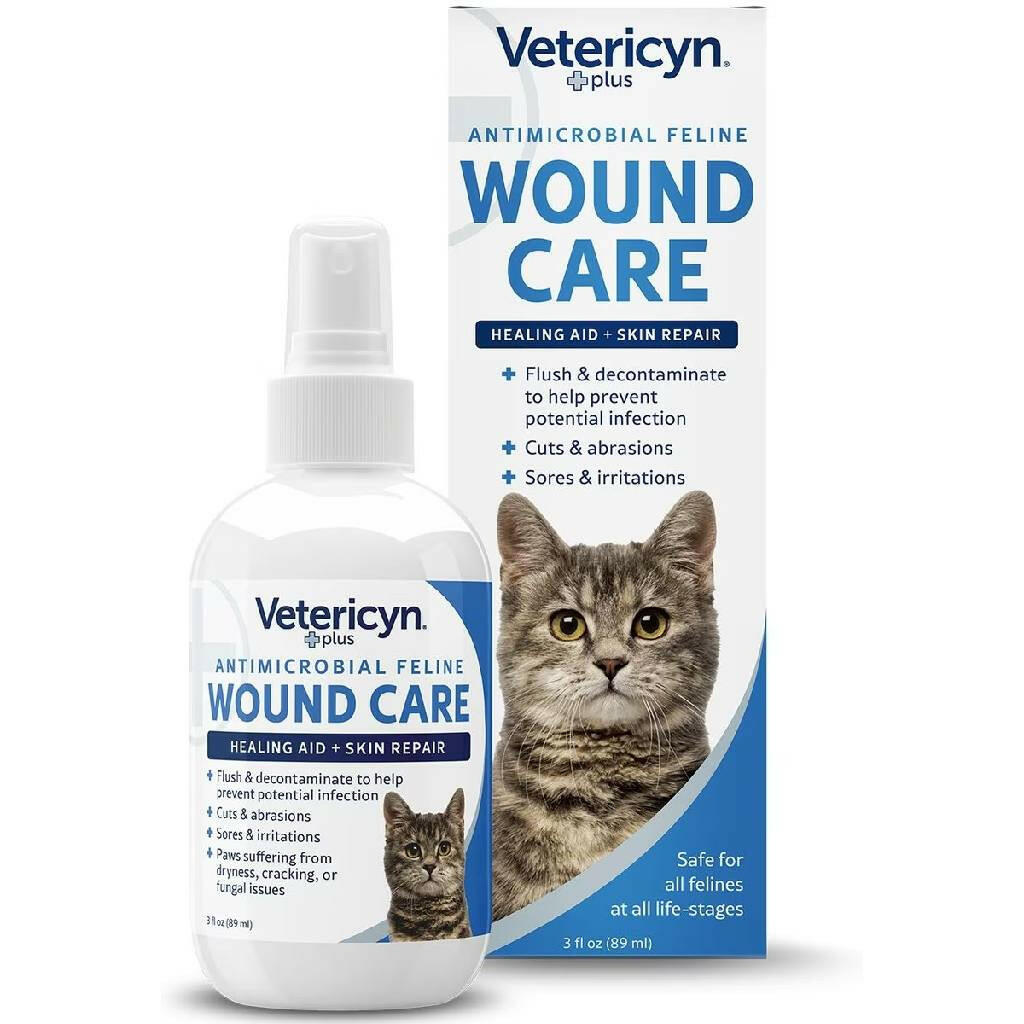 Vetericyn Plus Antimicrobial Spray for Cats (3 oz)