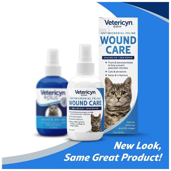 Vetericyn Plus Antimicrobial Spray for Cats (3 oz)