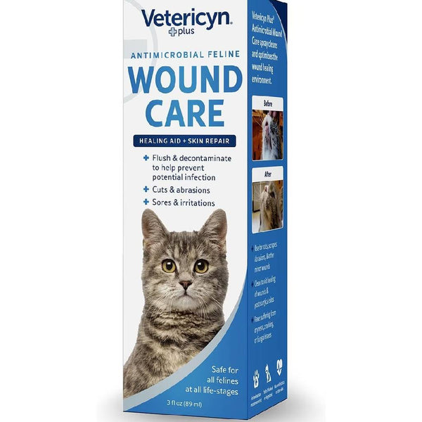 Vetericyn Plus Antimicrobial Spray for Cats (3 oz)