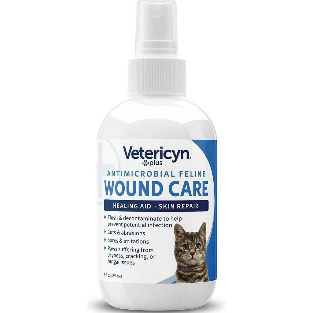 Vetericyn Plus Antimicrobial Spray for Cats (3 oz)