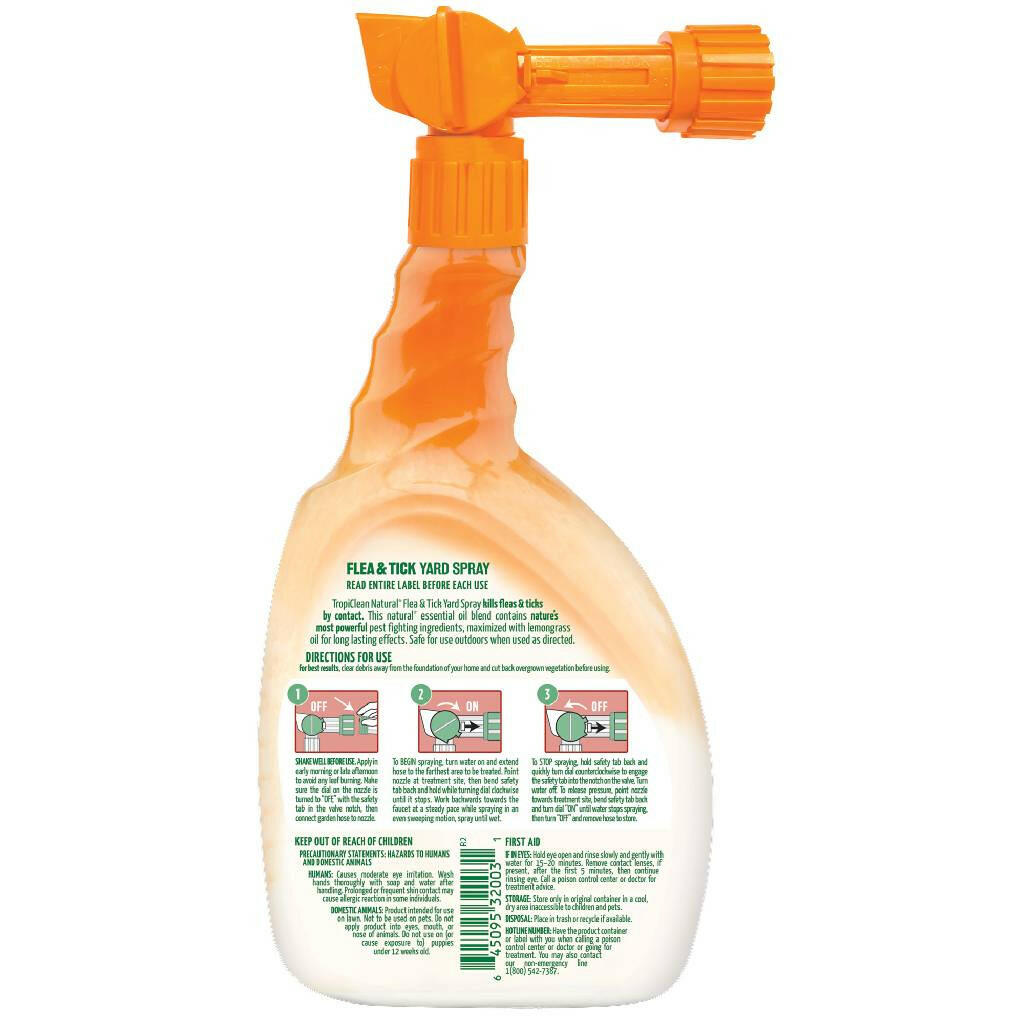 Tropiclean Natural Flea & Tick Yard Spray (32 oz)