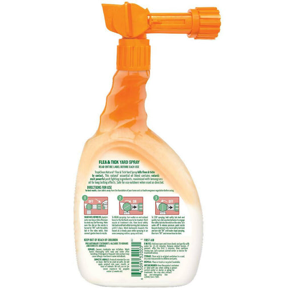 Tropiclean Natural Flea & Tick Yard Spray (32 oz)
