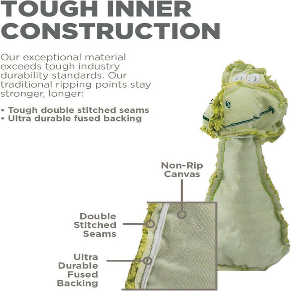 Outward Hound Longidudes Raccoon Plush & Squeaky Tug Toy For Dog